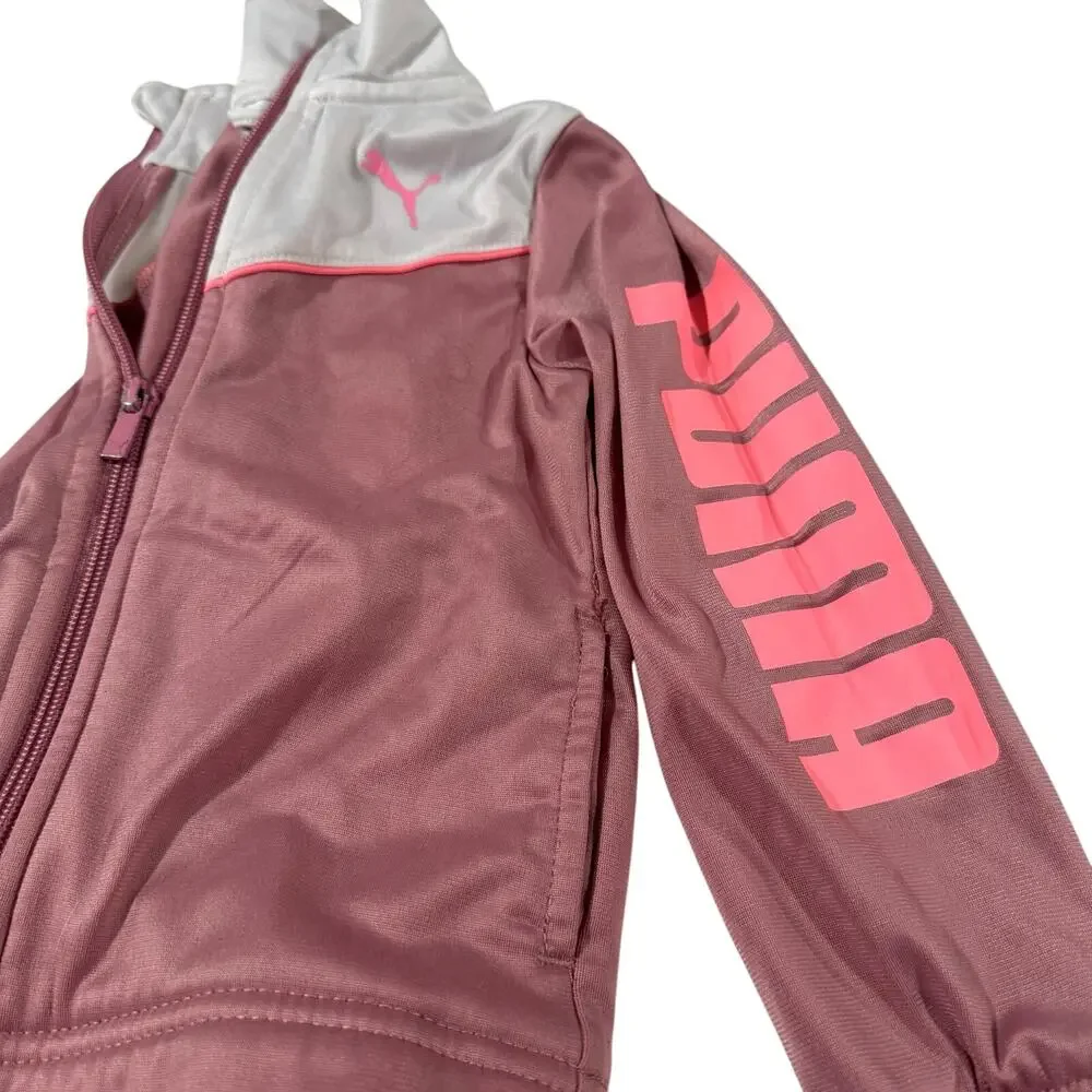 Puma Toddler 3T Zip Up Pink Jacket - Picture 6 of 6